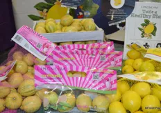 Pink lemons on display at the Limoneira booth: https://www.freshplaza.com/article/9194315/pink-lemons-bring-the-color-to-the-lemon-category/
 